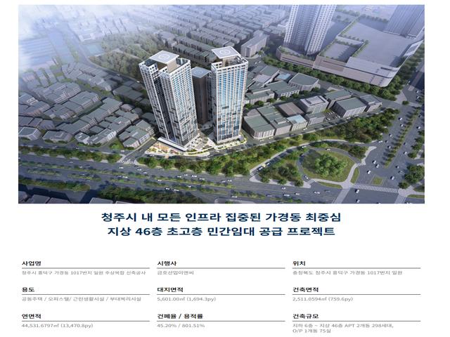 가경 더센트럴리티 사업개요